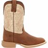 Durango Lil' Rebel Pro Big Kids' Coffee and Bone Western Boot, COFFEE/BONE, M, Size 6 DBT0241Y